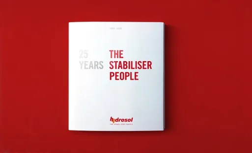 25 years of Hydrosol - The stabiliser people.